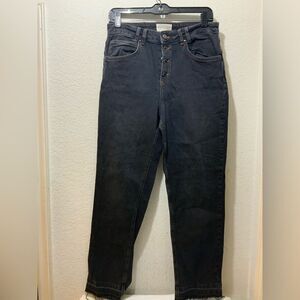 Cotelac Jeans Womens 2  Acote French Designer Boho Casual Streetwear button fly